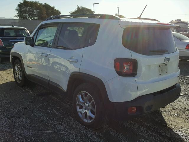 ZACCJABT0FPB22352 - 2015 JEEP RENEGADE L WHITE photo 3