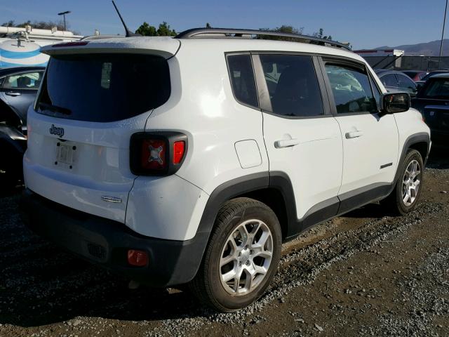 ZACCJABT0FPB22352 - 2015 JEEP RENEGADE L WHITE photo 4