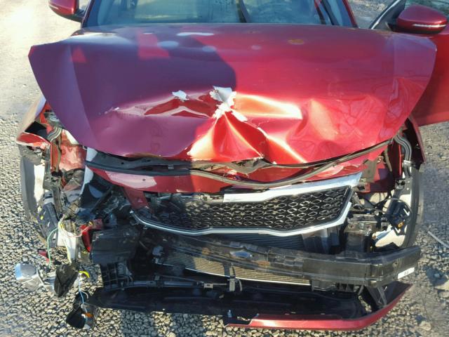 5XXGM4A79DG245132 - 2013 KIA OPTIMA LX RED photo 7