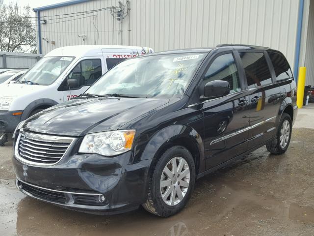 2C4RC1BG7ER446707 - 2014 CHRYSLER TOWN & COU BLACK photo 2