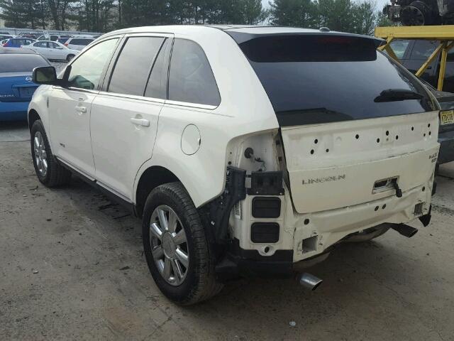 2LMDU88C88BJ27608 - 2008 LINCOLN MKX WHITE photo 3