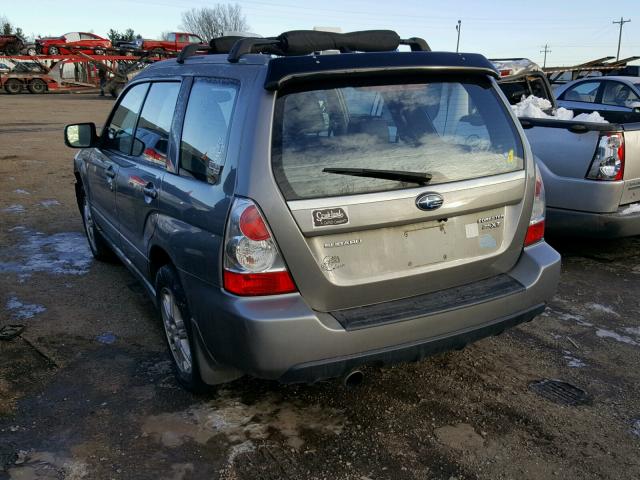 JF1SG69666H716433 - 2006 SUBARU FORESTER 2 GRAY photo 3