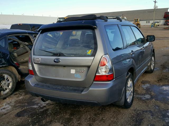 JF1SG69666H716433 - 2006 SUBARU FORESTER 2 GRAY photo 4