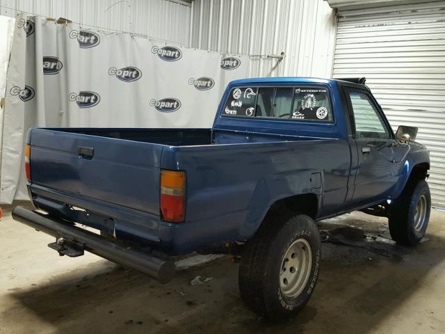 JT4RN63A1J8009146 - 1988 TOYOTA PICKUP RN6 BLUE photo 4