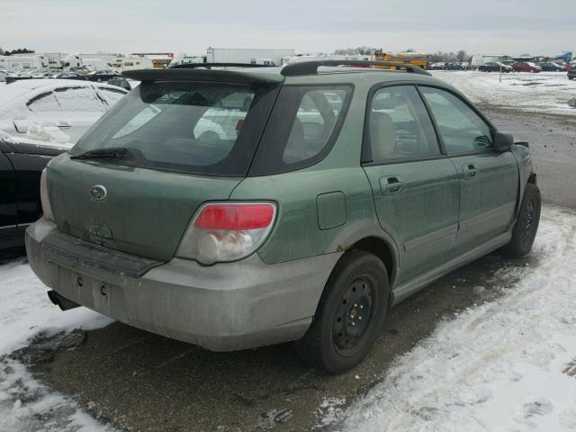 JF1GG68646G810355 - 2006 SUBARU IMPREZA OU GREEN photo 4