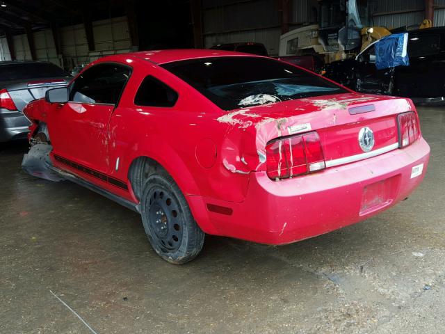 1ZVHT80N485198615 - 2008 FORD MUSTANG RED photo 3