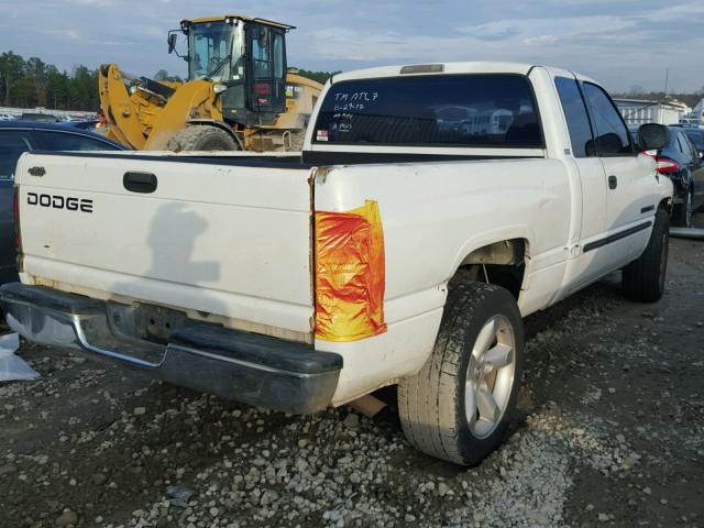 3B7HC13Y61G700443 - 2001 DODGE RAM 1500 WHITE photo 4