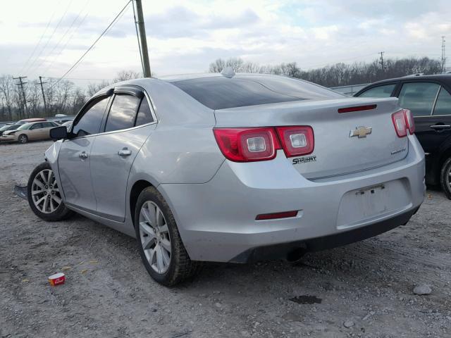 1G11H5SA3DF308467 - 2013 CHEVROLET MALIBU LTZ SILVER photo 3