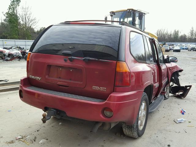 1GKDS13S332231986 - 2003 GMC ENVOY MAROON photo 4