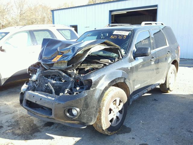 1FMCU04188KA65758 - 2008 FORD ESCAPE LIM BLACK photo 2