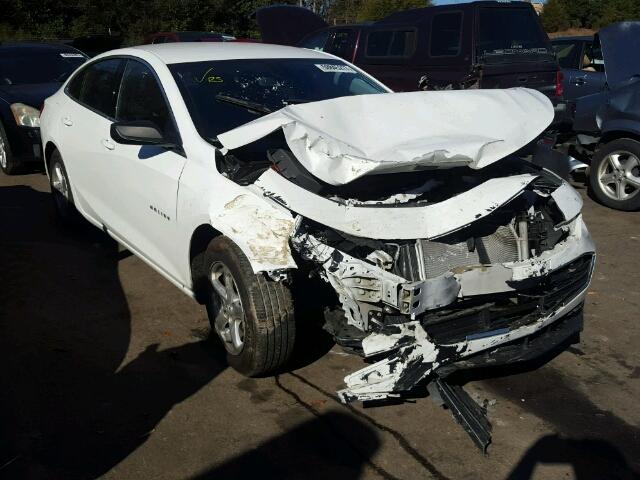 1G1ZB5ST9GF219223 - 2016 CHEVROLET MALIBU LS WHITE photo 1