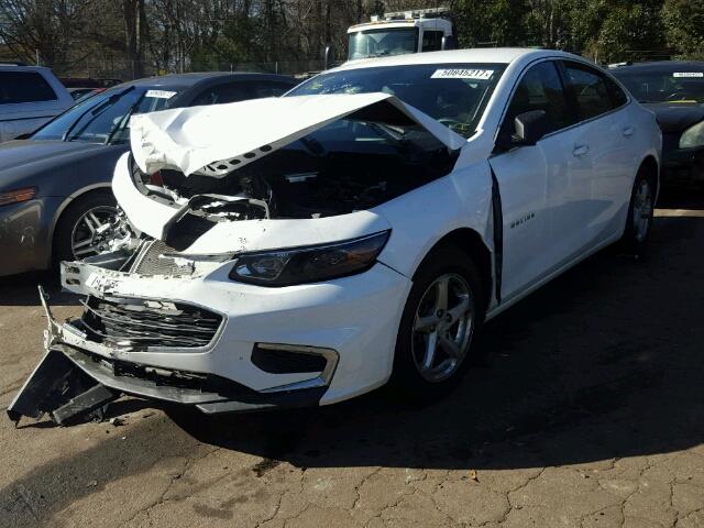 1G1ZB5ST9GF219223 - 2016 CHEVROLET MALIBU LS WHITE photo 2