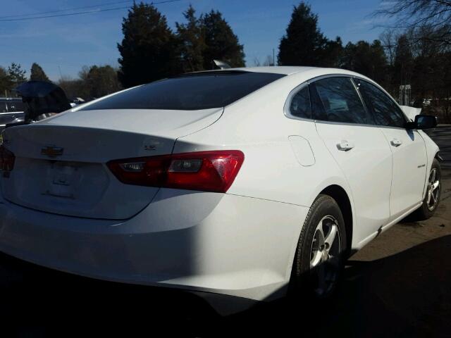 1G1ZB5ST9GF219223 - 2016 CHEVROLET MALIBU LS WHITE photo 4
