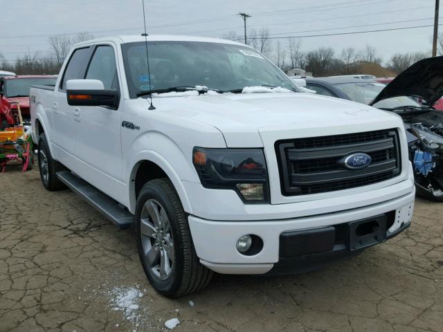 1FTFW1CF6DFA60155 - 2013 FORD F150 SUPER WHITE photo 1