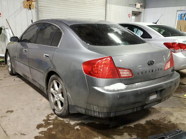 JNKCV51F84M711232 - 2004 INFINITI G35 GRAY photo 3