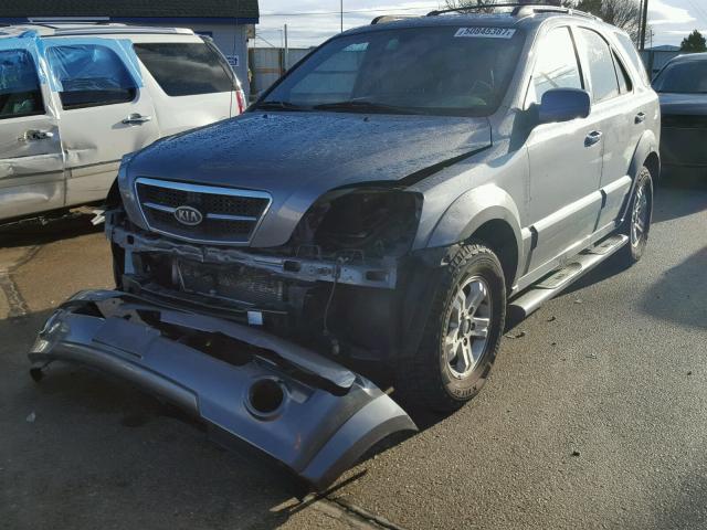 KNDJC733155402792 - 2005 KIA SORENTO EX GRAY photo 2