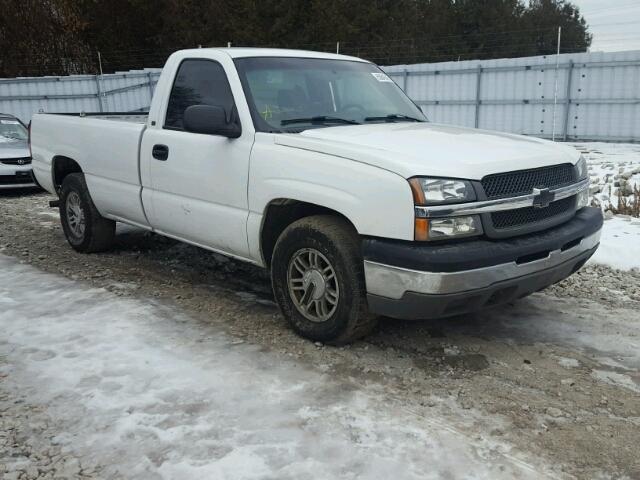 1GCEC14X44Z231219 - 2004 CHEVROLET SILVERADO WHITE photo 1