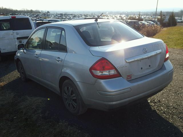 3N1BC1AP3BL446282 - 2011 NISSAN VERSA S SILVER photo 3