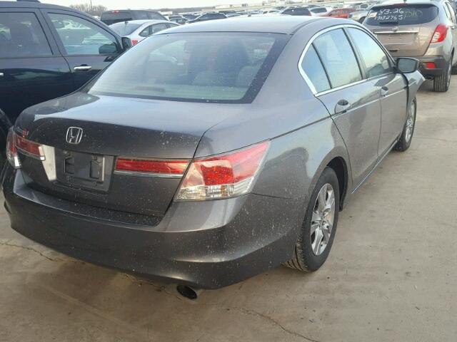 1HGCP2F49BA108937 - 2011 HONDA ACCORD LXP CHARCOAL photo 4