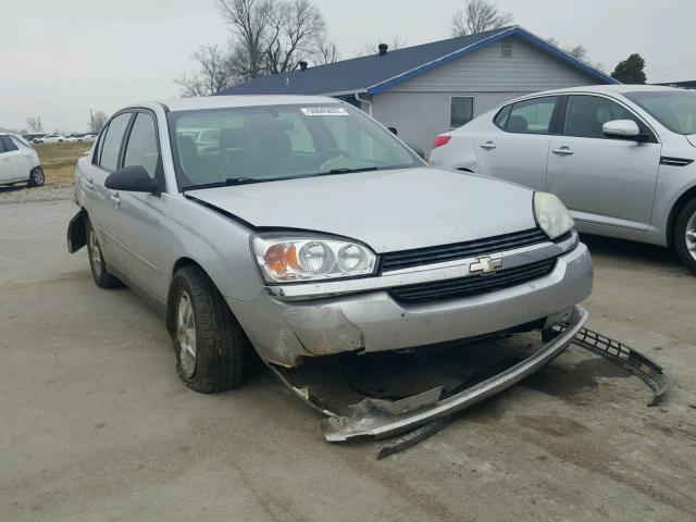 1G1ZT54845F222193 - 2005 CHEVROLET MALIBU LS SILVER photo 1