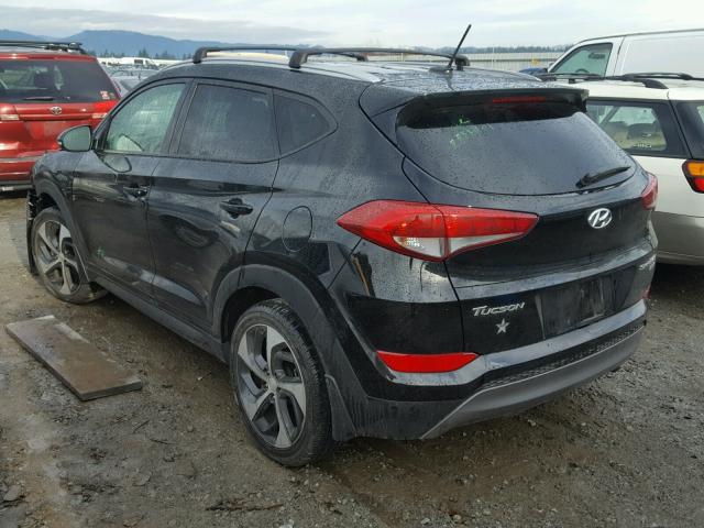 KM8J3CA23GU180232 - 2016 HYUNDAI TUCSON LIM BLACK photo 3