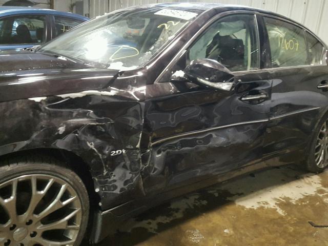 JN1CV7AR6GM252877 - 2016 INFINITI Q50 BASE Púrpura foto 10