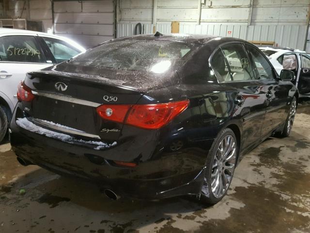 JN1CV7AR6GM252877 - 2016 INFINITI Q50 BASE Púrpura foto 4