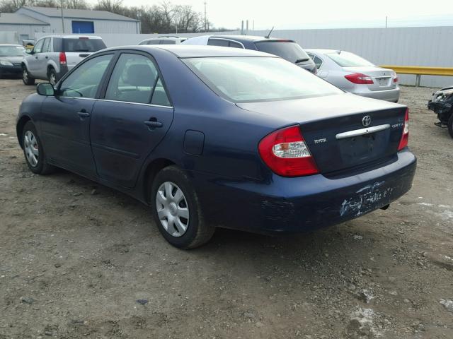4T1BE32K94U293238 - 2004 TOYOTA CAMRY LE ლურჯი ფოტო 3