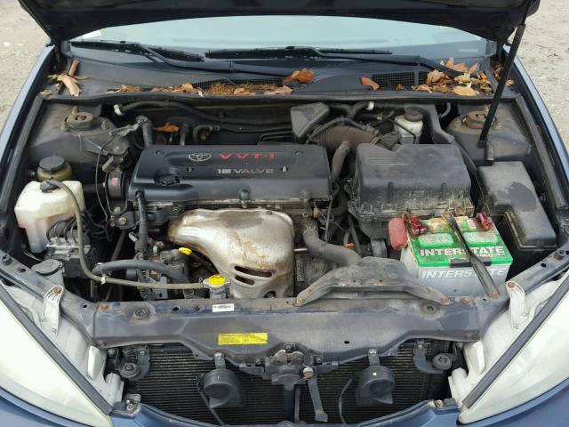 4T1BE32K94U293238 - 2004 TOYOTA CAMRY LE BLUE photo 7