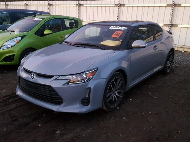 JTKJF5C71GJ021963 - 2016 TOYOTA SCION TC 灰色 照片 2