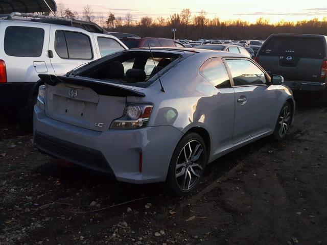 JTKJF5C71GJ021963 - 2016 TOYOTA SCION TC 灰色 照片 4