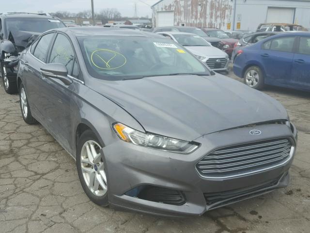 3FA6P0H73ER389284 - 2014 FORD FUSION SE GRAY photo 1