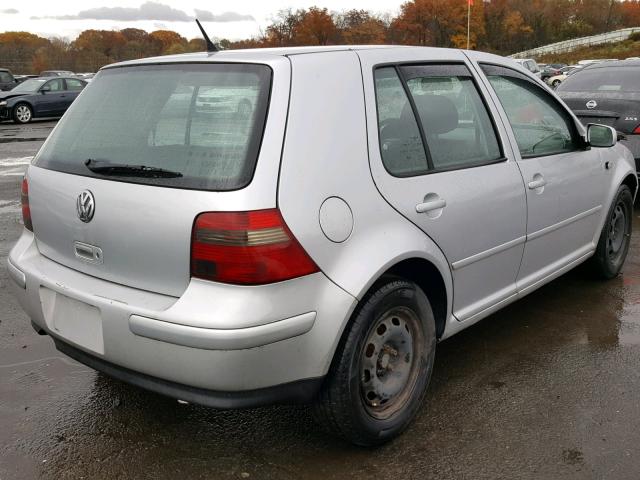 9BWFK61J034071300 - 2003 VOLKSWAGEN GOLF GL SILVER photo 4