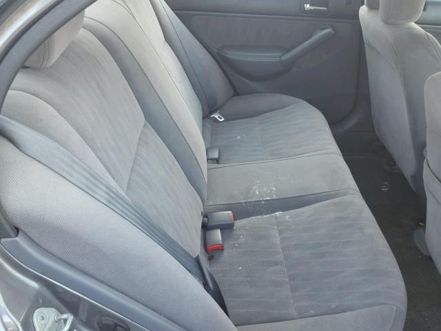 2HGES15594H507766 - 2004 HONDA CIVIC LX GRAY photo 6