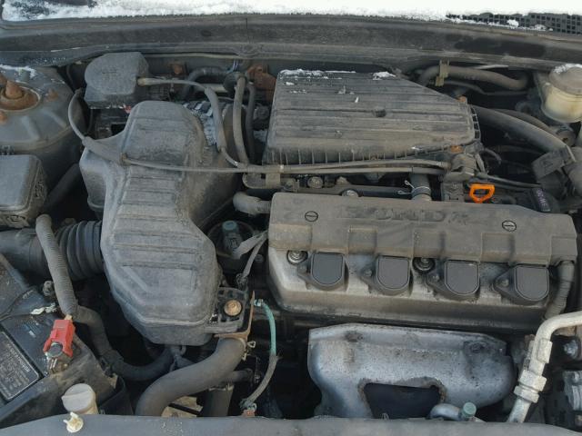 2HGES15594H507766 - 2004 HONDA CIVIC LX GRAY photo 7