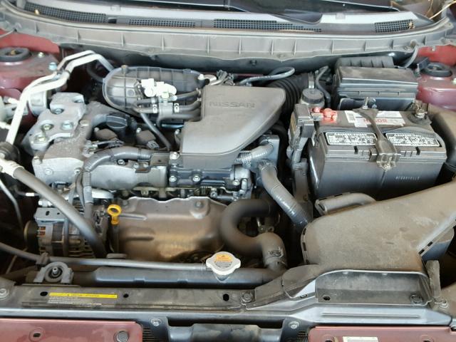 JN8AS58V88W124445 - 2008 NISSAN ROGUE S RED photo 7