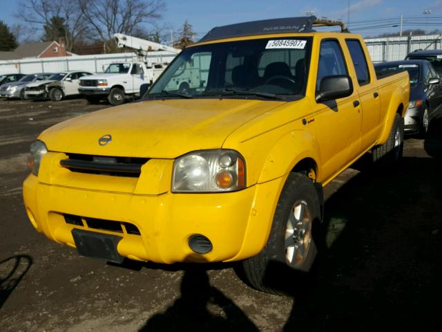 1N6MD29Y23C405626 - 2003 NISSAN FRONTIER C YELLOW photo 2