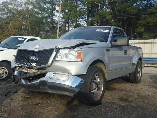 1FTRF02W94KB57933 - 2004 FORD F150 SILVER photo 2