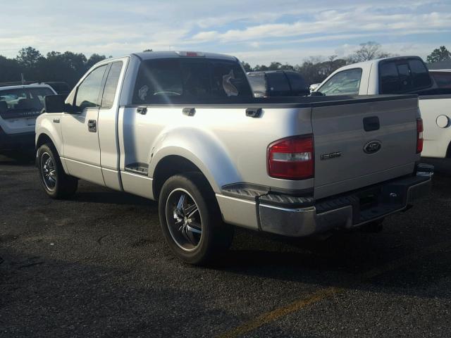 1FTRF02W94KB57933 - 2004 FORD F150 SILVER photo 3