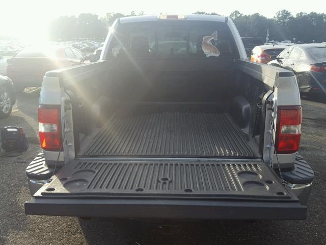 1FTRF02W94KB57933 - 2004 FORD F150 SILVER photo 6