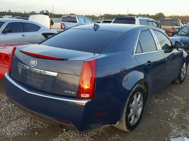 1G6DF577490128435 - 2009 CADILLAC CTS BLUE photo 4