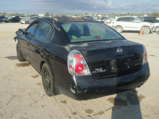 1N4AL11D25C336215 - 2005 NISSAN ALTIMA S BLACK photo 3