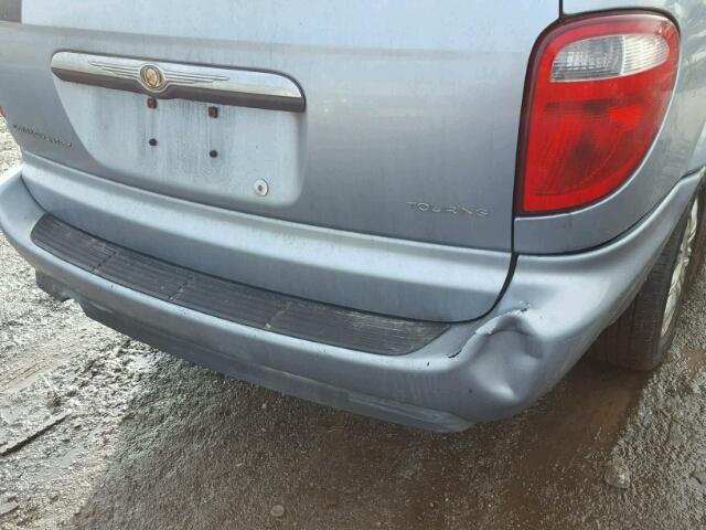 2A4GP54L16R849073 - 2006 CHRYSLER TOWN & COU Mavi foto 9