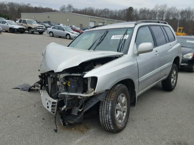 JTEEP21A050131064 - 2005 TOYOTA HIGHLANDER SILVER photo 2