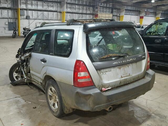 JF1SG63633G749447 - 2003 SUBARU FORESTER 2 SILVER photo 3