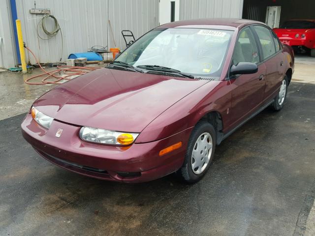 1G8ZH52881Z234698 - 2001 SATURN SL1 MAROON photo 2