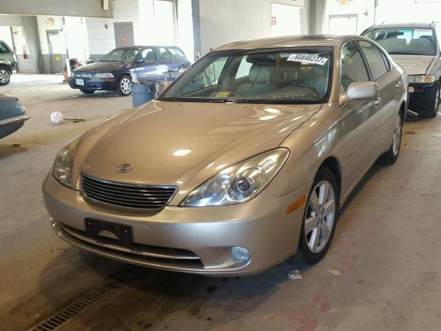 JTHBA30G255112683 - 2005 LEXUS ES 330 GOLD photo 2