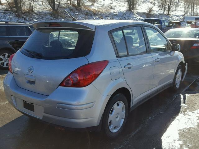 3N1BC13E49L363689 - 2009 NISSAN VERSA S SILVER photo 4