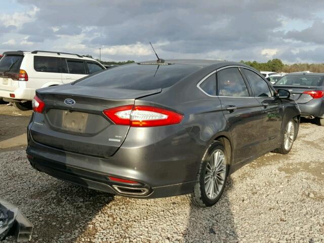 3FA6P0H9XFR292912 - 2015 FORD FUSION SE GRAY photo 4