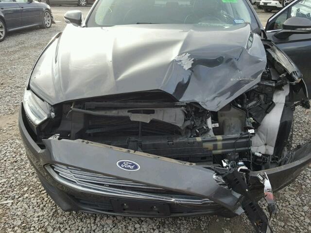 3FA6P0H9XFR292912 - 2015 FORD FUSION SE GRAY photo 7